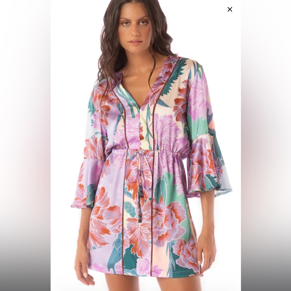 NWOT Maaji Japanese Eden Enjoyable Kaftan